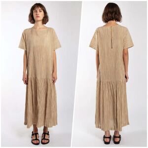 Elegant Cream Maxi Dress